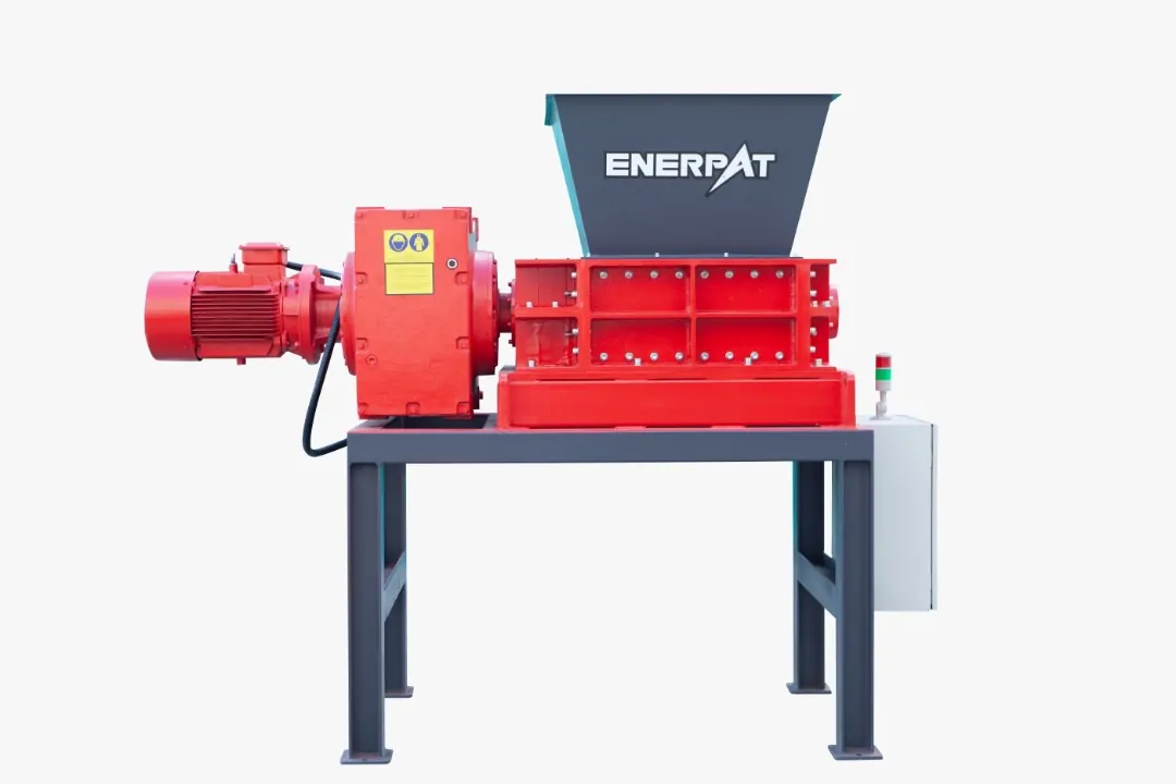 two shafts shredder