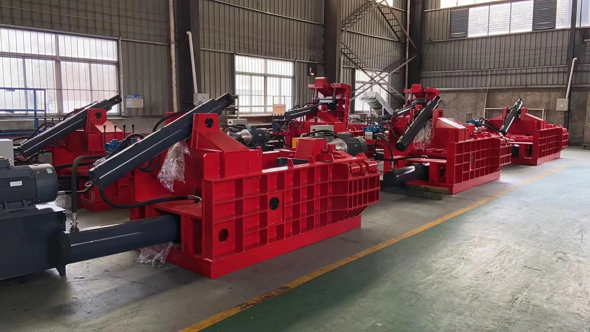 automatic metal baler machine